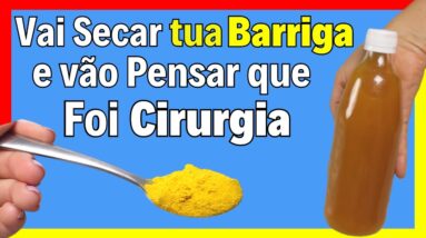 👉 SEQUE SUA BARRIGA Rápido! NÃO tome de manhã porque é de noite que você perde peso!