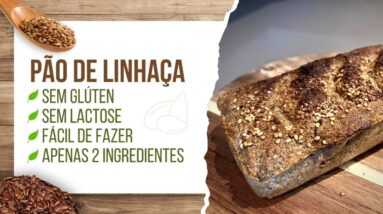 O PÃO ZERO FARINHA COM 2 SÓ INGREDIENTES QUE EU CONSUMO - SEM GLÚTEN, SEM LEITE, SEM AVEIA, SEM OVO