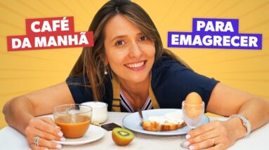 6 receitas de CAFÉ DA MANHÃ saudáveis para emagrecer