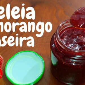 Geleia de morango caseira