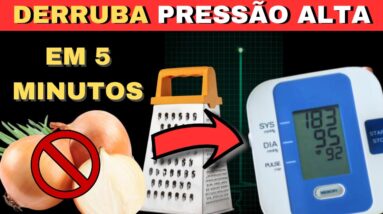 COMO BAIXAR PRESSÃO ARTERIAL em 5 MINUTOS! 8 DICAS e 1 MÉTODO INFALÍVEL para DIMINUIR A PRESSÃO ALTA