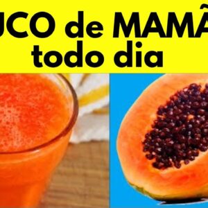 Isto é o que acontece com você se você BEBER SUCO DE MAMÃO EM JEJUM todos os dias