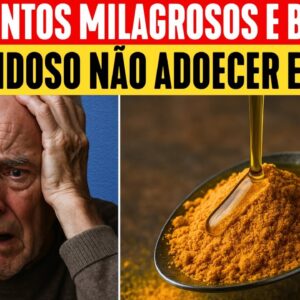 Os 8 ALIMENTOS MILAGROSOS e BARATOS para o IDOSO que NÃO QUER MAIS ADOECER