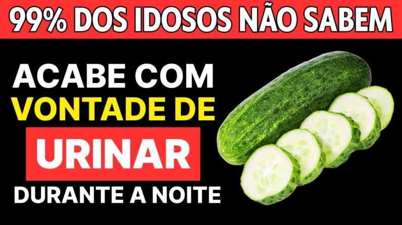 IDOSOS: 3 Melhores Vegetais para Parar a Vontade de Urinar à Noite (Alívio da Noctúria!)