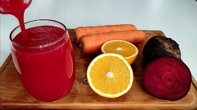 PRA QUE SERVE O SUCO DE BETERRABA COM CENOURA E LARANJA | PODEROSO ANTI CANSAÇO E FADIGA!